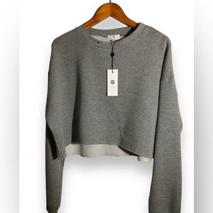 Nordstrom SOCIALITE Gray Cropped NWT Sweatshirt🌷🌷